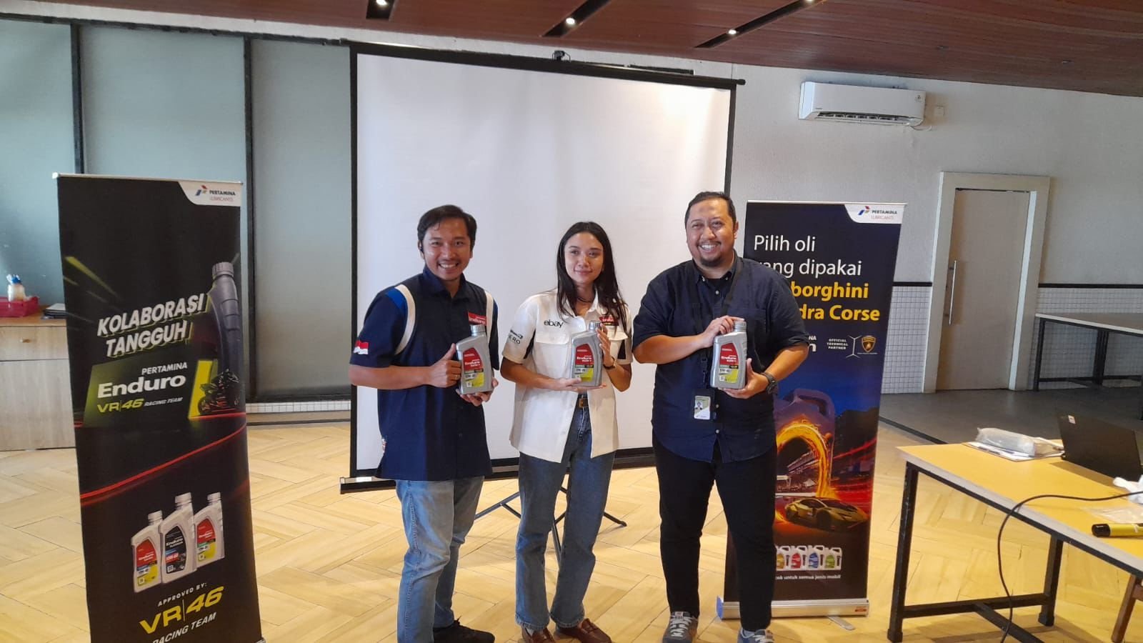 Pertamina Lubricants Sosialisasikan Bahaya Oli Palsu di Balikpapan. (Dok. Muhammad/PortalBalikpapan)