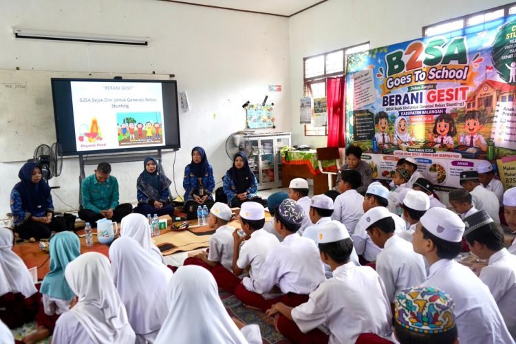 B2SA Goes To School Edukasi SDN Telaga Purun Makanan Bergizi