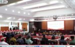 Rapat Paripurna ke-1 Masa Sidang II DPRD Murung Raya menampilkan Wakil Bupati Rahmanto Muhidin bersama pimpinan dewan dan tamu undangan.
