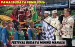 Bupati Gunung Mas Lepas Kontingen Pawai Budaya FBMM, Tampilkan Kekayaan Seni dan Tradisi Dayak