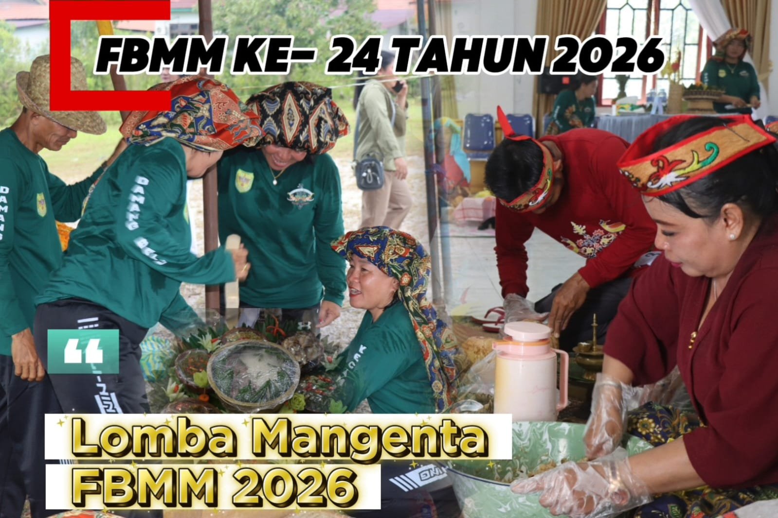 Lomba Mangenta Meriahkan HUT ke-24 Gunung Mas, Kecamatan Mihing Raya Raih Juara I