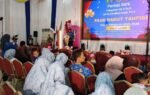 Ratusan peserta didik dan wali murid menghadiri khataman Al-Qur’an serta pentas seni PAUD Darut Tahfidz di Aula Pendopo Bersinar, Tabalong.