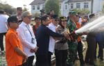 Bupati Jaya Pimpin Apel Siaga Karhutla dan Cek Kesiapan Peralatan Pemadaman