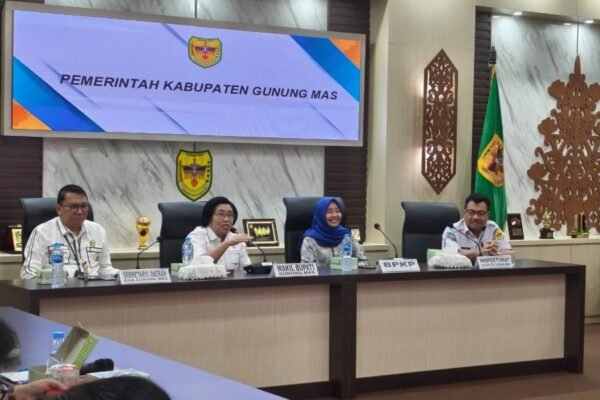 Wabup Gunung Mas Pimpin Pendampingan Penilaian Maturitas SPIP Jelang Asesmen BPKP